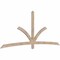 Ekena Millwork Davenport Smooth Timber Gable Bracket, Douglas Fir, 108"W x 45"H x 1 1/2"D x 3 1/2"F, 10/12 Pitch GBW108X45X0204DAV00SDF - alternate 2